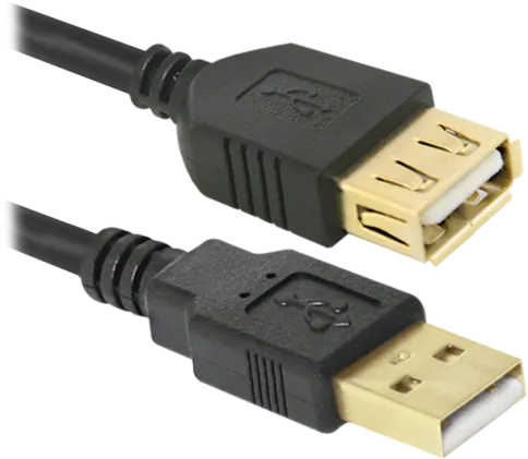 Defender USB 2.0 Type-AM - USB 2.0 Type-AF 1.8м фото 1