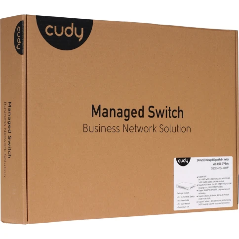 Коммутатор/ 24-Port Layer 3 Managed Gigabit PoE+ Switch with 4... фото 7