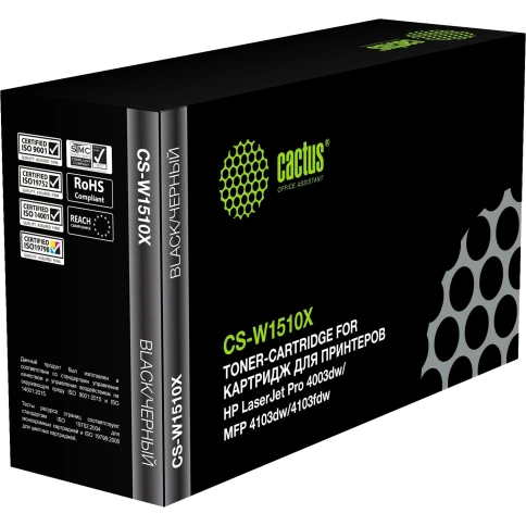 Картридж лазерный Cactus CS-W1510X W1510X черный (9700стр.) для HP фото 2