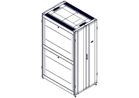 Шкаф Systeme Electric, серия Uniprom, 42U-800/1200, боковые панели 4шт фото 3