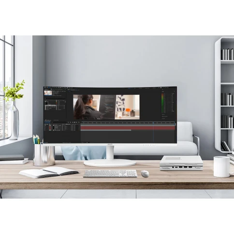 Монитор/ MSI Modern MD342CQPW  34" 3440x1440, VA, Curved, 120Hz, 4ms, фото 8