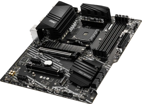 Материнская плата/ MB MSI AMD B550 sAM4, 4xDDR4(128GB), HDMI 2.1/DP, 1 фото 2