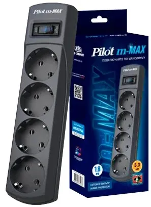 ZIS Pilot m-Max (10 м, 4 розетки) фото 2