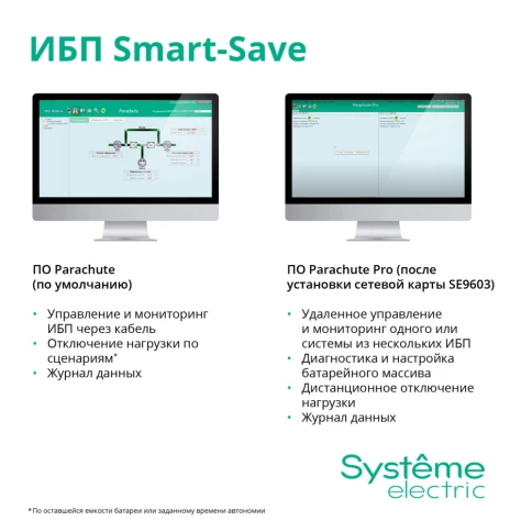 ИБП Systeme Electric Smart-Save SMT 750 ВА, монтаж в стойку 1U, 230 В, 4 розетки IEC C13, SmartSlot, AVR, LCD, USB HID фото 19