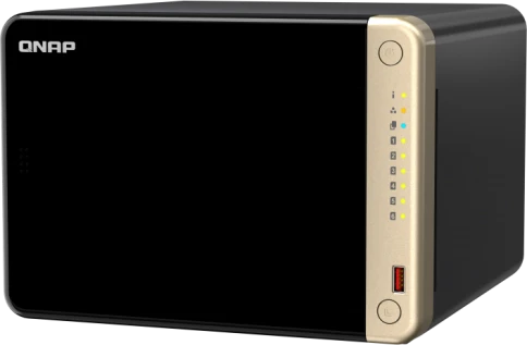 Сетевое хранилище без дисков/ SMB QNAP TS-664-8G NAS 6 HDD trays, 4-co фото 5