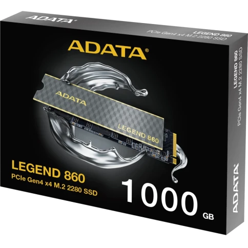 Твердотельный накопитель/ ADATA SSD LEGEND 860, 1000GB, M.2(22x80mm), NVMe 1.4,... фото 6