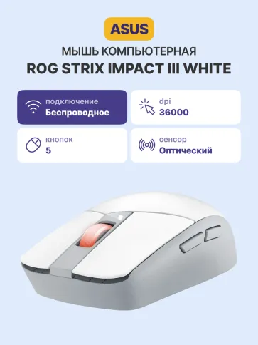 ASUS P520 ROG STRIX IMPACT III WL/WHT (90MP03D0-BMUA10) фото 2