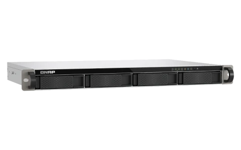 Сетевое хранилище/ channel QNAP Network RAID drive, 4 3.5"/2.5" compar фото 2