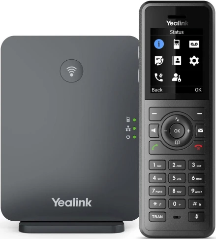 Телефон SIP Yealink W77P черный фото 2