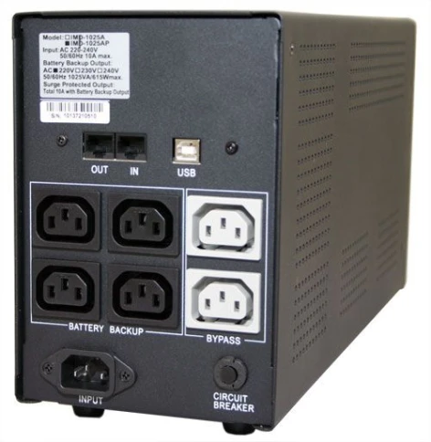 Источник бесперебойного питания (3 кабеля)/ Powercom IMP-2000AP фото 6