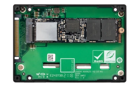 Адаптер/ QNAP QDA-UMP4 2.5" U.2 (SFF-8639) SSD adapter. 1 M.2 2280 PCI фото 7