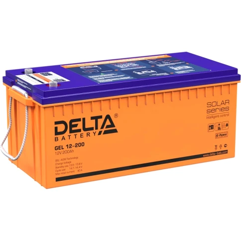 Батарея DELTA серия GEL, GEL 12-200, напряжение 12В, емкость 200Ач... фото 1