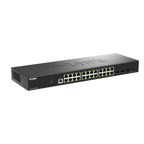Коммутатор/ Управляемый L2 коммутатор, 24x1000Base-T, 4x10GBase-X SFP+ фото 1