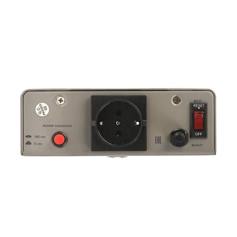 Стабилизатор напряжения/ POWERMAN AVS 500S stabilizer, silver, step re фото 2
