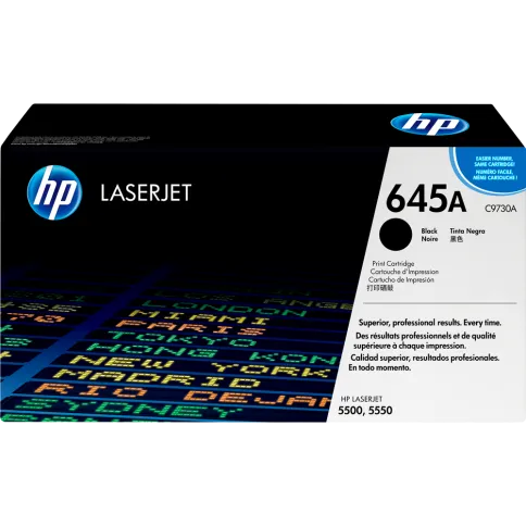 HP 645A Black Color LaserJet Print Cartridge (C9730A) фото 1