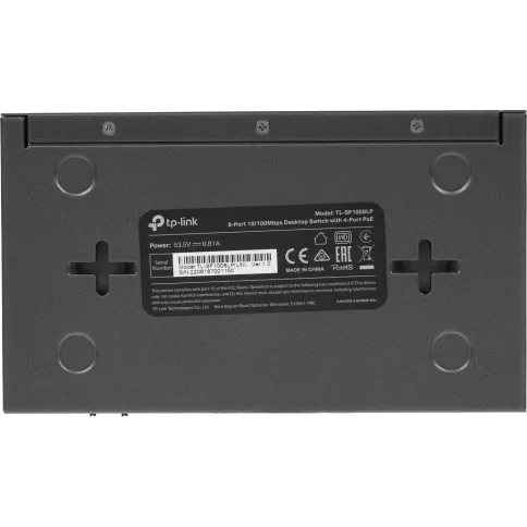 Коммутатор/ 8-port 10/100 Mbps unmanaged switch with 4 PoE ports, meta фото 5