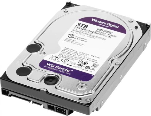 Жесткий диск WD SATA-III 3TB WD33PURZ Surveillance Purple (5400rpm) 256Mb... фото 4