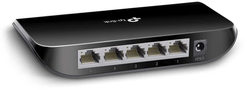 Коммутатор/ 5-port Desktop Gigabit Switch, 5 10/100/1000M RJ45 ports, plastic... фото 4