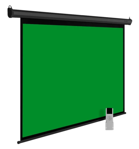 Экран Cactus 200x200см GreenMotoExpert CS-PSGME-200X200 1:1 настенно-потолочный рулонный фото 1
