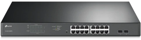 Коммутатор/ 16-Port Gigabit Easy Smart PoE+ Switch with 2 SFP... фото 1