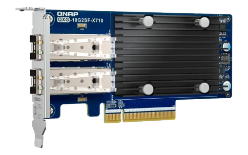 Сетевая карта/ QNAP QXG-10G2SF-X710 LAN Expansion Card, PCIe Gen3 x8, фото 4