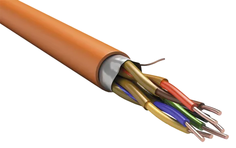 ITK Кабель RS-485 1х2х0,98 нг(А)-FRHF оранжевый (200м) фото 1