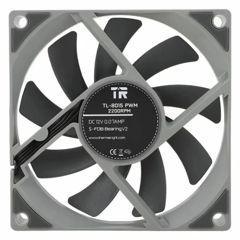 Вентилятор корпусный/ Case Cooler Thermalright TL-8015 (80x80x15mm, 4- фото 2