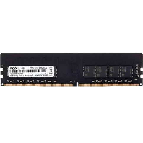 Память оперативная/ Foxline DIMM 16GB 3200 DDR4 CL 22 (1Gb*8) фото 1