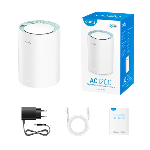 Wi-Fi Mesh-система/ AC1200 Wi-Fi Gigabit Mesh Solution 1-Pack, Chipset MT7621DA+MT7613B+MT7603, Dual-Band, 867Mbps at 5GHz + 300Mbps at 2.4GHz, 802.11ac/a/b/g/n, 2 Gigabit Ethernet Ports, 4 internal antennas,MU-MIMO, DDNS, Zerotier/Wireguard/OpenVPN/IPSec фото 4