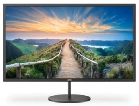 AOC Q32V4 31,5'', 2560x1440, IPS, 75Hz, 20M:1, 250cd, 4ms, HDMI 1.4, DP, Speakers, Flicker Free, Low Blue Light, VESA, 1Y, Black фото 1