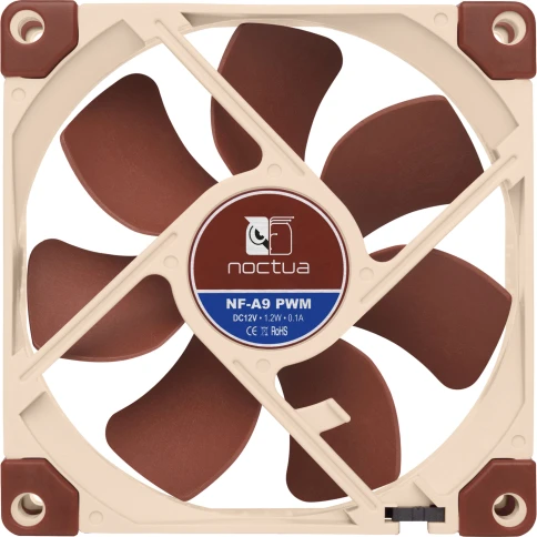 Кулер для корпуса/ Case Cooler Noctua NF-A9 PWM (92x92x25mm, 4-pin... фото 4