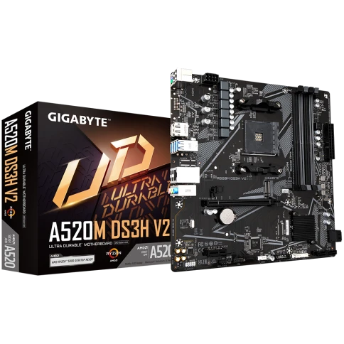 Материнская плата/ MB GIGABYTE AMD A520 sAM4, 4xDDR4(128GB), HDMI 2.1/ фото 5