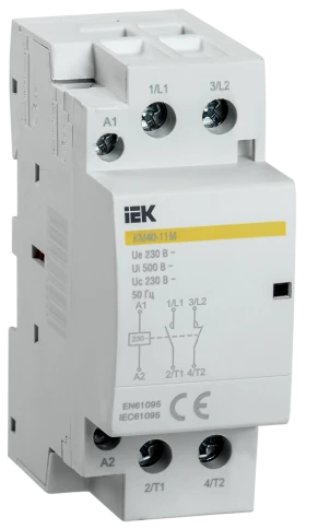 Контактор модульный КМ40-11М AC IEK фото 4