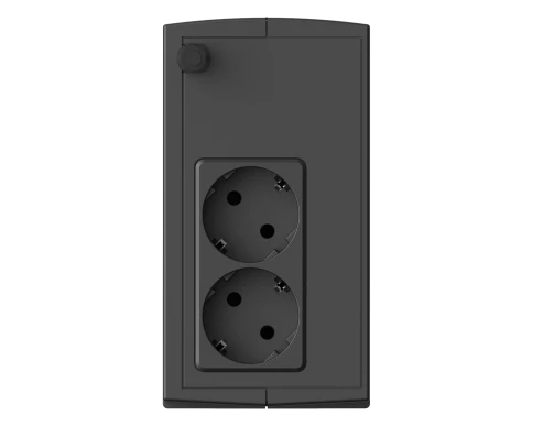 Башенный линейно-интерактивный ИБП/ ИБП CBR [ELN-675T-2F-LD] Line Interactive  675VA/360W 5Ah12V 2 x Shuko фото 5