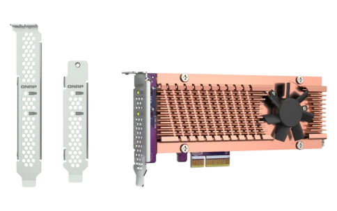 Плата расширения/ QNAP QM2-2P-344A 2 x M.2 22110 or 2280 PCIe (Gen3 x4 фото 2