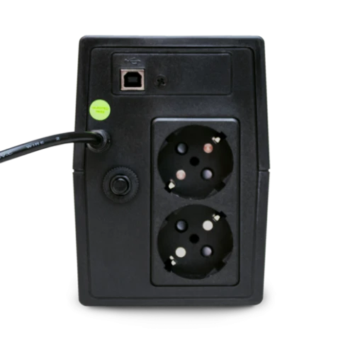 ИБП POWERMAN Back Pro 650 PLUS, линейно-интерактивный, 650ВА, 360Вт, 2 евророзетки с резервным питанием, USB, батарея 12В 7 Ач 1 шт., 298мм х 101мм х 142мм, 4.2 кг./ UPS POWERMAN Back Pro 650 PLUS, line-interactive, 650VA, 360W, 2 euro sockets with backup фото 3