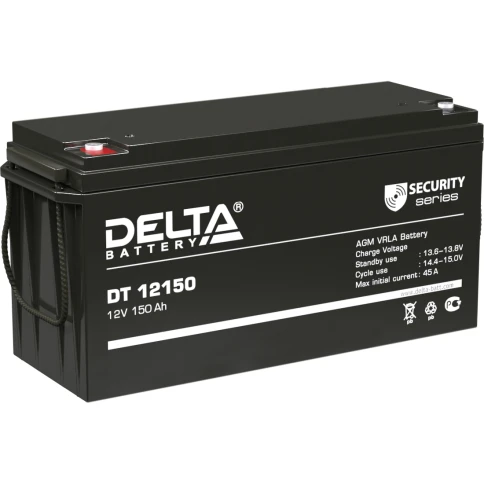 Батарея DELTA серия DT, DT 12150, напряжение 12В, емкость 150Ач... фото 1