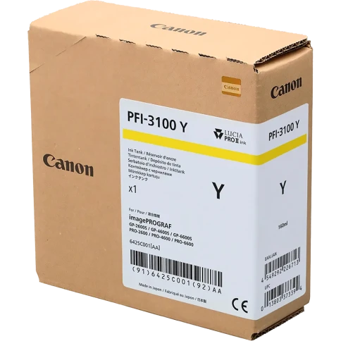 Картридж/ CANON INK PFI-3100 YELLOW фото 1