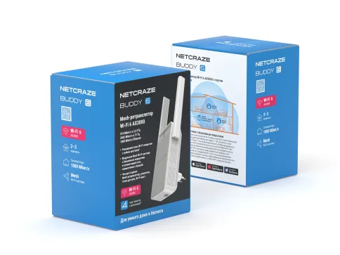 Wi-Fi Mesh-ретранслятор/ Mesh-ретранслятор Wi-Fi AX3000  2,4 ГГц/  5 Г фото 5