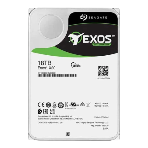 Жесткий диск/ HDD Seagate SAS 18Tb Exos X20 12Gb/s 7200 256Mb 1 year w фото 1