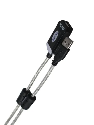 VCOM USB 2.0 Type-AM - USB 2.0 Type-AF 25м фото 3