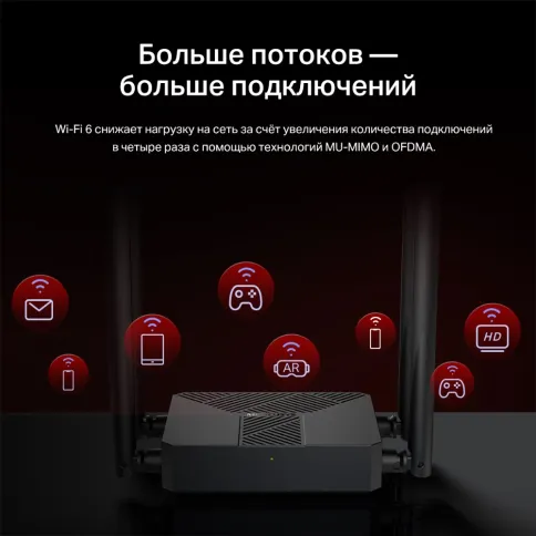 Маршрутизатор/ Dual-band Wi-Fi Router AX1500 фото 7