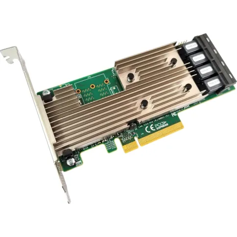 HBA адаптер Broadcom 9305-16i SGL PCIe 3.0 x8 LP, SAS/SATA 12G HBA, 16port (4*int SFF8643)/ LSI MegaRAID 9305-16i SGL PCIe 3.0 x8 LP, SAS/SATA 12G HBA, 16port (4*int SFF8643) фото 1