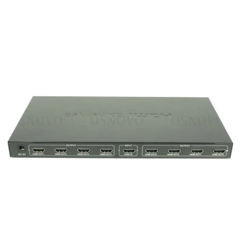 Разветвитель/ OSNOVO Разветвитель сигнала HDMI (1вх./8вых.). Максимальное разрешение 4K2K(30Гц). Поддержка... фото 2