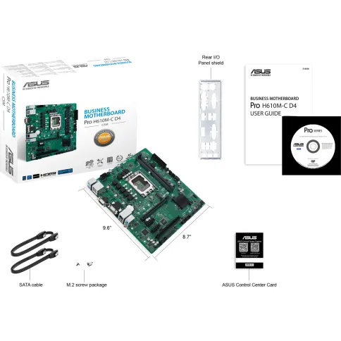 ASUS PRO H610M-C D4-CSM (90MB1A30-M0EAYC) фото 7