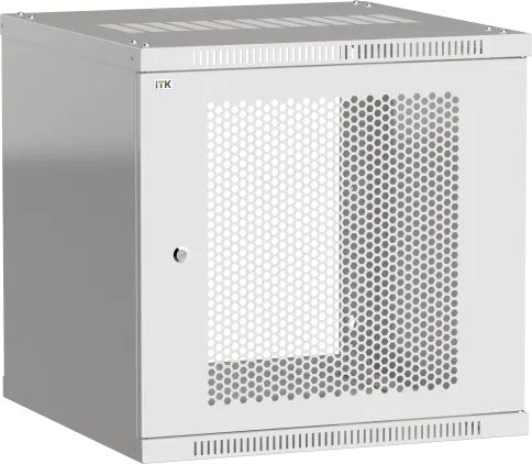 ITK Шкаф LINEA WE 18U 600x650мм дверь перфорированная серый фото 1