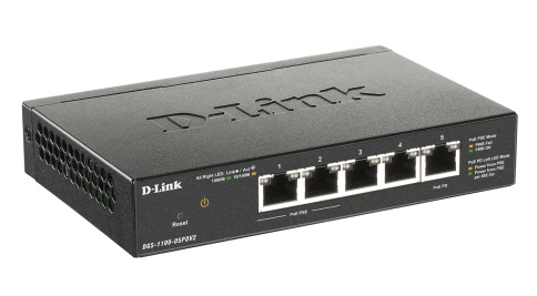 Коммутатор/ EasySmart L2 Switch 4х1000Base-T (2x1000Base-T PoE), 1x1000Base-T PD PoE,... фото 2