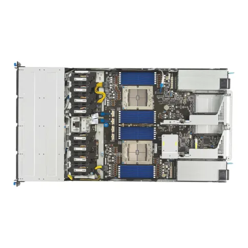 Серверная платформа/ ASUS RS700A-E13-RS4U, 1U, 2 x  SP5 LGA6096 400W, 24x DDR5 6400, 4x 3.5" hsb NVMe, 2x PCIex16+ 2x OCP3.0 x16, no LAN, 1+1 2000W фото 7
