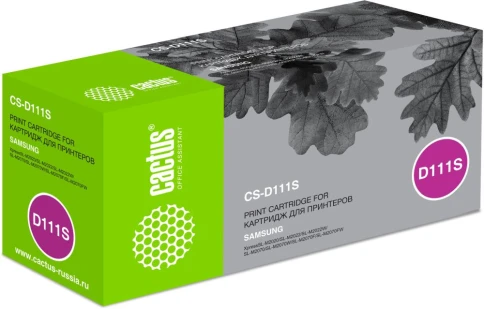 Картридж лазерный Cactus CS-D111S MLT-D111S черный (1000стр.) для S фото 3
