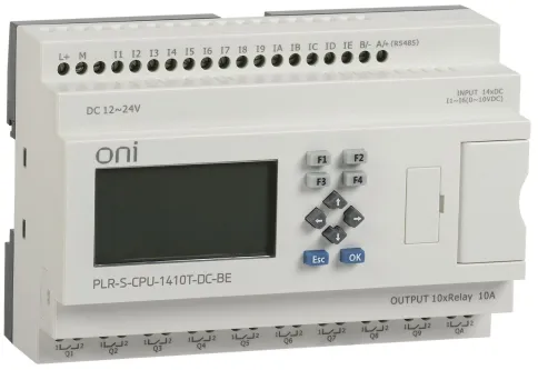 Логическое реле PLR-S. CPU1410(T) 24В DC с экраном ONI фото 1
